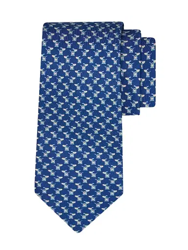 Ferragamo Men's Oreste Woven Silk Tie | Thumbnail 1 Ferragamo Men's Oreste Woven Silk Tie | Thumbnail 1