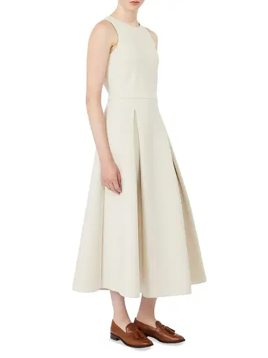 Max Mara Women's Long Flared Scuba Jersey Dress | Thumbnail 3 Max Mara Women's Long Flared Scuba Jersey Dress | Thumbnail 3