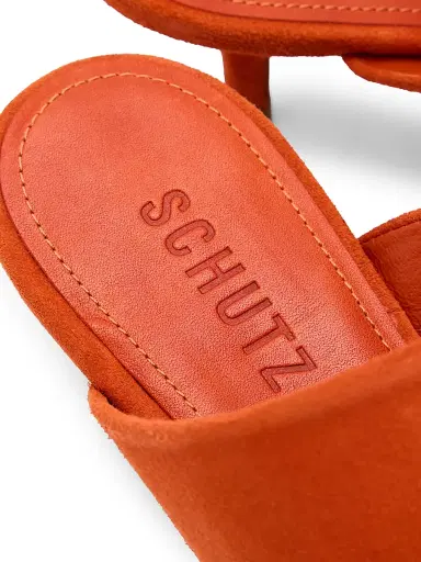 Schutz Women's Sage 60MM Suede Sandals | Thumbnail 5 Schutz Women's Sage 60MM Suede Sandals | Thumbnail 5