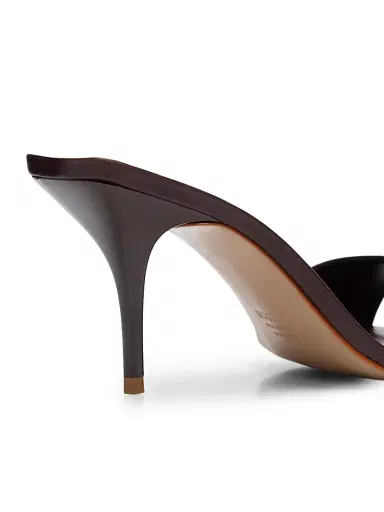 Schutz Women's Elodie 75MM Leather Sandals - Root Brown - Size 11 | Thumbnail 3 Schutz Women's Elodie 75MM Leather Sandals - Root Brown - Size 11 | Thumbnail 3
