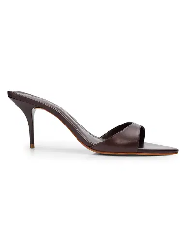 Schutz Women's Elodie 75MM Leather Sandals - Root Brown - Size 11 | Thumbnail 1 Schutz Women's Elodie 75MM Leather Sandals - Root Brown - Size 11 | Thumbnail 1