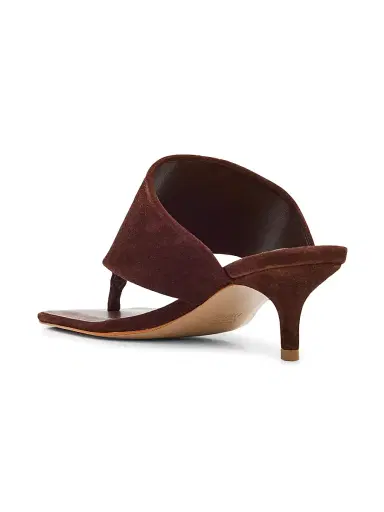 Schutz Women's Sage 60MM Suede Sandals - Root Brown - Size 9.5 | Thumbnail 3 Schutz Women's Sage 60MM Suede Sandals - Root Brown - Size 9.5 | Thumbnail 3