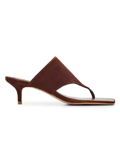 Schutz Women's Sage 60MM Suede Sandals - Root Brown - Size 9.5 | Thumbnail 1 Schutz Women's Sage 60MM Suede Sandals - Root Brown - Size 9.5 | Thumbnail 1