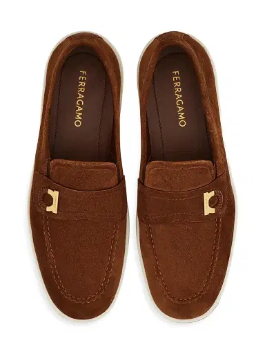Ferragamo Men's Tancredi Suede Loafers | Thumbnail 3 Ferragamo Men's Tancredi Suede Loafers | Thumbnail 3