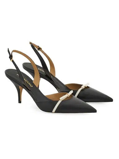 FERRAGAMO Women's Gylla 70MM Patent Leather Pumps - Nero | Thumbnail 2 FERRAGAMO Women's Gylla 70MM Patent Leather Pumps - Nero | Thumbnail 2