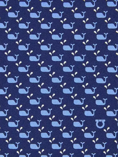 Ferragamo Men's Alice Printed Silk Tie | Thumbnail 4 Ferragamo Men's Alice Printed Silk Tie | Thumbnail 4