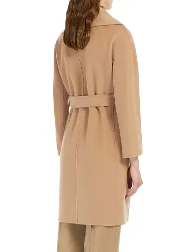 Max Mara Women's Double Faced Wool Robe Coat - Camel - Size 14 | Thumbnail 4 Max Mara Women's Double Faced Wool Robe Coat - Camel - Size 14 | Thumbnail 4
