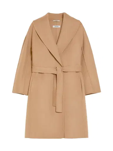 Max Mara Women's Double Faced Wool Robe Coat - Camel - Size 14 | Thumbnail 1 Max Mara Women's Double Faced Wool Robe Coat - Camel - Size 14 | Thumbnail 1