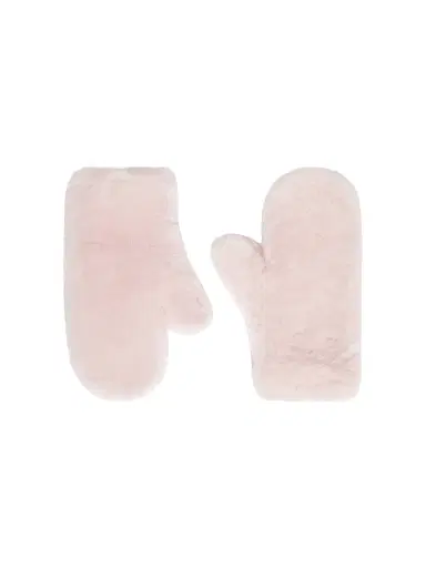 Max Mara Women's Mittens in Alpaca and Wool Teddy Fabric - Beige Pink - Size Medium | Thumbnail 1 Max Mara Women's Mittens in Alpaca and Wool Teddy Fabric - Beige Pink - Size Medium | Thumbnail 1