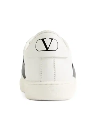 Valentino Garavani Men's Open Royco Sneakers in Nappa Calfskin - White Black | Thumbnail 6 Valentino Garavani Men's Open Royco Sneakers in Nappa Calfskin - White Black | Thumbnail 6