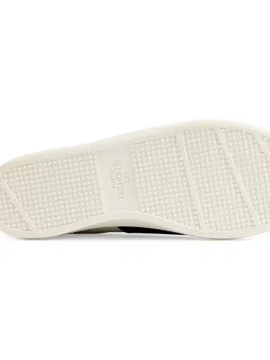 Valentino Garavani Men's Open Royco Sneakers in Nappa Calfskin - White Black | Thumbnail 7 Valentino Garavani Men's Open Royco Sneakers in Nappa Calfskin - White Black | Thumbnail 7