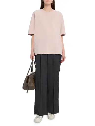 Golden Goose Women's Reverse-Logo Oversized T-Shirt - Pink | Thumbnail 2 Golden Goose Women's Reverse-Logo Oversized T-Shirt - Pink | Thumbnail 2