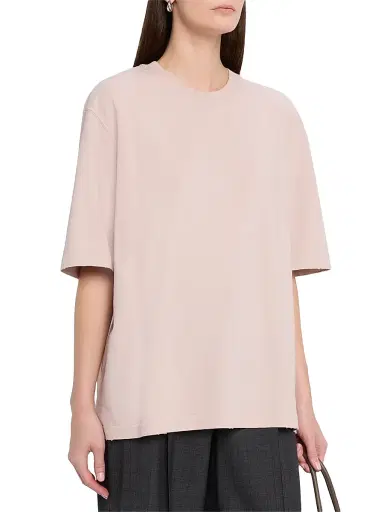 Golden Goose Women's Reverse-Logo Oversized T-Shirt - Pink | Thumbnail 3 Golden Goose Women's Reverse-Logo Oversized T-Shirt - Pink | Thumbnail 3