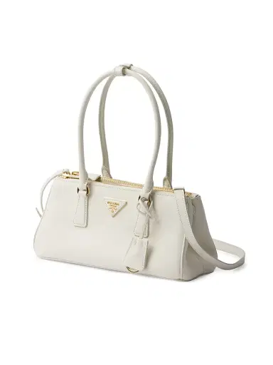 Prada Women's Medium Galleria Leather Top Handle Bag - White | Thumbnail 3 Prada Women's Medium Galleria Leather Top Handle Bag - White | Thumbnail 3