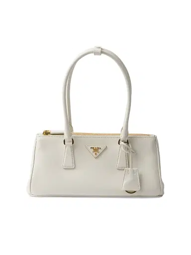 Prada Women's Medium Galleria Leather Top Handle Bag - White | Thumbnail 1 Prada Women's Medium Galleria Leather Top Handle Bag - White | Thumbnail 1