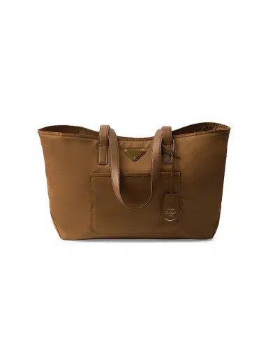 Prada Women's Re-Edition 1978 Nylon Tote Bag - Brown | Thumbnail 1 Prada Women's Re-Edition 1978 Nylon Tote Bag - Brown | Thumbnail 1