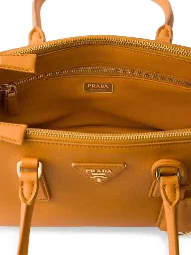 Prada Women's Galleria Leather Top Handle Bag - Orange | Thumbnail 3 Prada Women's Galleria Leather Top Handle Bag - Orange | Thumbnail 3