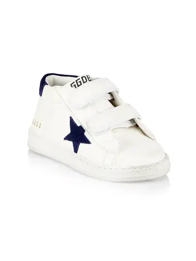 Golden Goose Baby's & Little Kid's June Suede Star Sneakers - White Dark Blue 10 (Toddler) | Thumbnail 1 Golden Goose Baby's & Little Kid's June Suede Star Sneakers - White Dark Blue 10 (Toddler) | Thumbnail 1