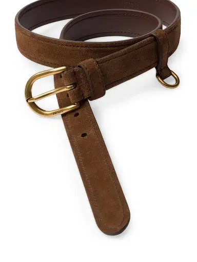 Prada Women's Suede Belt - Brown - Size 32 | Thumbnail 3 Prada Women's Suede Belt - Brown - Size 32 | Thumbnail 3