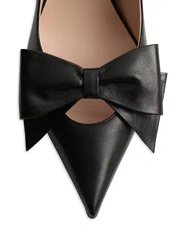 Valentino Garavani Women's Bowow 100MM Pumps in Kidskin - Black - Size 11 | Thumbnail 5 Valentino Garavani Women's Bowow 100MM Pumps in Kidskin - Black - Size 11 | Thumbnail 5