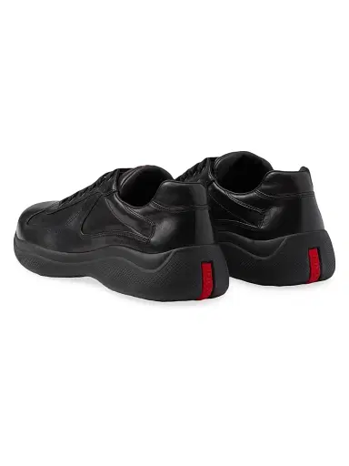 Prada Men's America's Cup Nappa Leather Sneakers | Thumbnail 3 Prada Men's America's Cup Nappa Leather Sneakers | Thumbnail 3