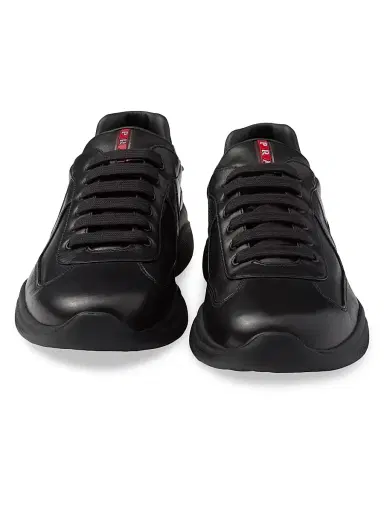 Prada Men's America's Cup Nappa Leather Sneakers | Thumbnail 4 Prada Men's America's Cup Nappa Leather Sneakers | Thumbnail 4