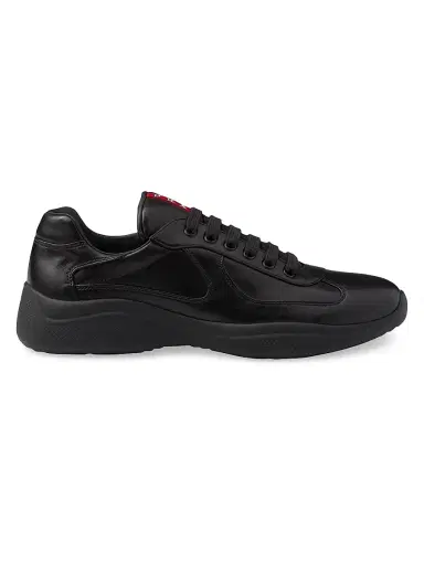 Prada Men's America's Cup Nappa Leather Sneakers | Thumbnail 1 Prada Men's America's Cup Nappa Leather Sneakers | Thumbnail 1