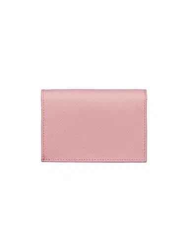 Prada Women's Small Saffiano Leather Wallet - Pink Gold | Thumbnail 3 Prada Women's Small Saffiano Leather Wallet - Pink Gold | Thumbnail 3