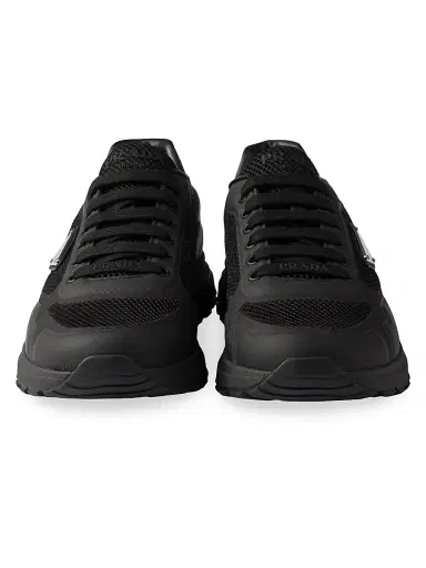 Prada Men's Prax 2.0 Fabric Sneakers - Black | Thumbnail 4 Prada Men's Prax 2.0 Fabric Sneakers - Black | Thumbnail 4