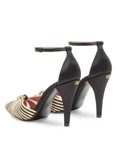 Valentino Garavani Women's Annine Satin 100MM Pumps | Thumbnail 3 Valentino Garavani Women's Annine Satin 100MM Pumps | Thumbnail 3