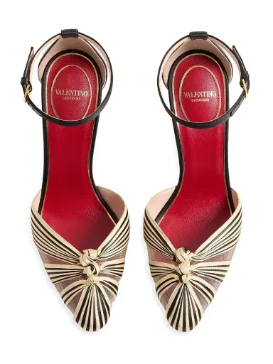 Valentino Garavani Women's Annine Satin 100MM Pumps | Thumbnail 5 Valentino Garavani Women's Annine Satin 100MM Pumps | Thumbnail 5