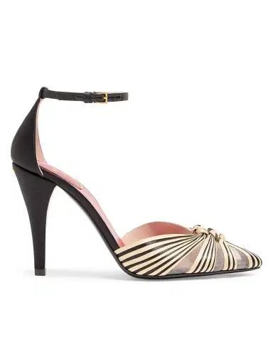 Valentino Garavani Women's Annine Satin 100MM Pumps | Thumbnail 1 Valentino Garavani Women's Annine Satin 100MM Pumps | Thumbnail 1