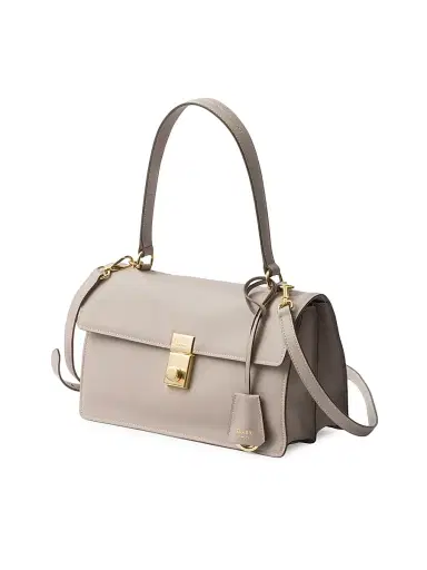 Prada Women's Soft Sound Leather Shoulder Bag - Grey | Thumbnail 2 Prada Women's Soft Sound Leather Shoulder Bag - Grey | Thumbnail 2