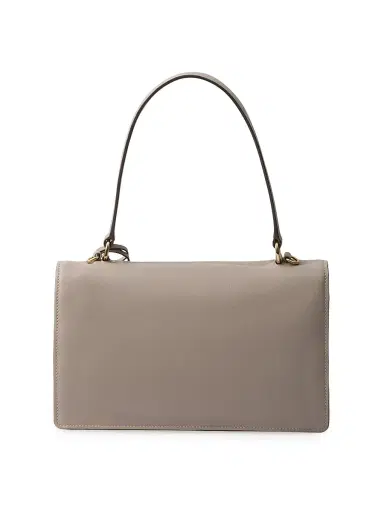 Prada Women's Soft Sound Leather Shoulder Bag - Grey | Thumbnail 3 Prada Women's Soft Sound Leather Shoulder Bag - Grey | Thumbnail 3