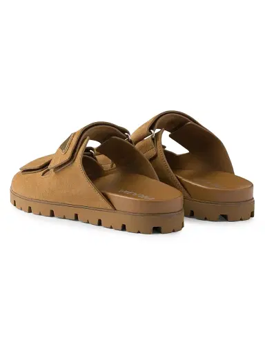 Prada Men's Suede Band Sandals - Brown - Size 9.5 | Thumbnail 3 Prada Men's Suede Band Sandals - Brown - Size 9.5 | Thumbnail 3