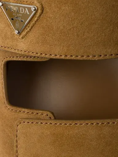 Prada Men's Suede Band Sandals - Brown - Size 9.5 | Thumbnail 4 Prada Men's Suede Band Sandals - Brown - Size 9.5 | Thumbnail 4