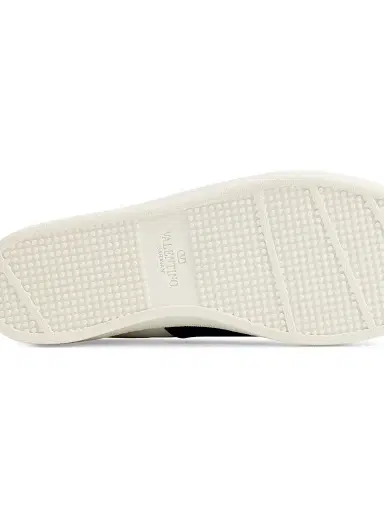 Valentino Garavani Men's Open Royco Sneakers in Nappa Calfskin - White Blue | Thumbnail 7 Valentino Garavani Men's Open Royco Sneakers in Nappa Calfskin - White Blue | Thumbnail 7