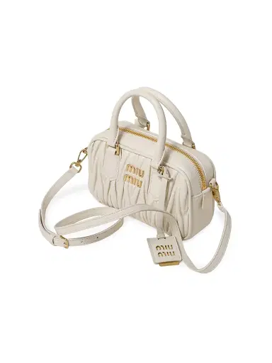 Miu Miu Women's Arcadie Matelassé Nappa Leather Bag | Thumbnail 2 Miu Miu Women's Arcadie Matelassé Nappa Leather Bag | Thumbnail 2