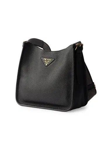 Prada Women's Leather Shoulder Bag - Black | Thumbnail 2 Prada Women's Leather Shoulder Bag - Black | Thumbnail 2