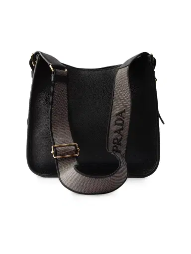 Prada Women's Leather Shoulder Bag - Black | Thumbnail 3 Prada Women's Leather Shoulder Bag - Black | Thumbnail 3