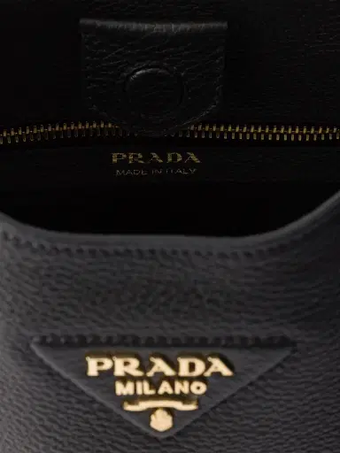 Prada Women's Leather Shoulder Bag - Black | Thumbnail 4 Prada Women's Leather Shoulder Bag - Black | Thumbnail 4