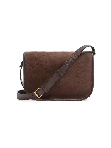 Valentino Garavani Men's Antibes Suede Shoulder Bag - Testa Di Moro | Thumbnail 6 Valentino Garavani Men's Antibes Suede Shoulder Bag - Testa Di Moro | Thumbnail 6