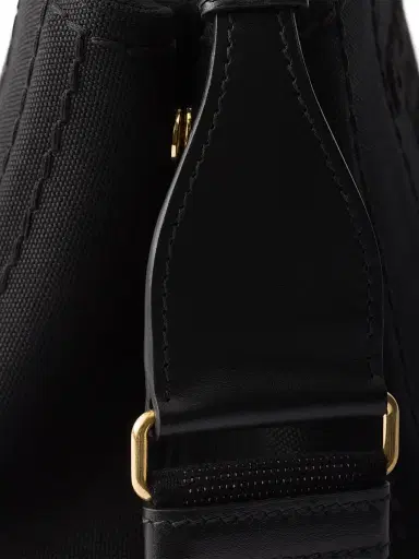 Prada Women's Jardiniere Mini Cotton Canvas Top Handle Bag - Black | Thumbnail 6 Prada Women's Jardiniere Mini Cotton Canvas Top Handle Bag - Black | Thumbnail 6
