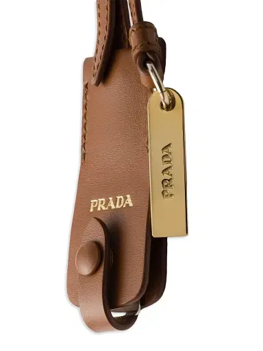 Prada Women's Leather Mirror Case Pendant - Brown | Thumbnail 2 Prada Women's Leather Mirror Case Pendant - Brown | Thumbnail 2