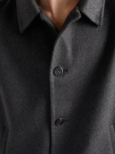 Prada Men's Cashmere Blouson Jacket - Grey | Thumbnail 5 Prada Men's Cashmere Blouson Jacket - Grey | Thumbnail 5