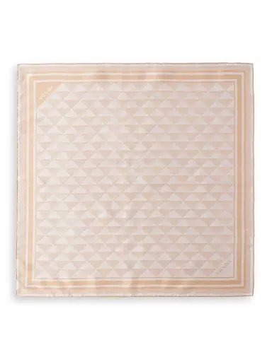 Prada Women's Printed Silk Twill Square Scarf | Thumbnail 3 Prada Women's Printed Silk Twill Square Scarf | Thumbnail 3