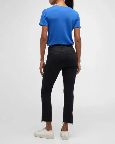 MOTHER Lil ' Hustler Ankle Fray Jeans | Thumbnail 3 MOTHER Lil ' Hustler Ankle Fray Jeans | Thumbnail 3