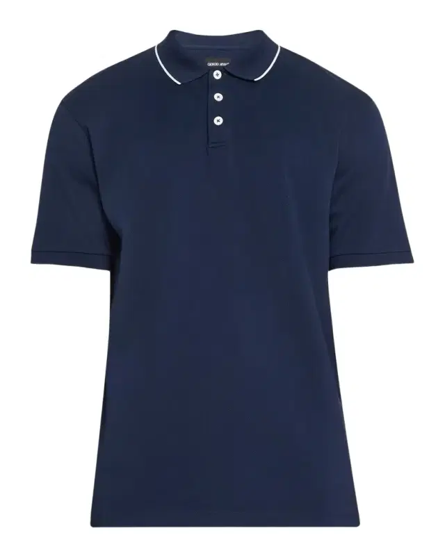 Men 's Tipped Polo Shirt Men 's Tipped Polo Shirt
