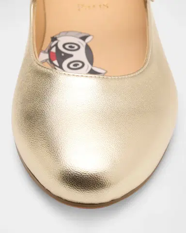 Christian Louboutin Girl's Jane Patent Leather Ballerina Shoes, Toddlers/Kid | Thumbnail 5 Christian Louboutin Girl's Jane Patent Leather Ballerina Shoes, Toddlers/Kid | Thumbnail 5