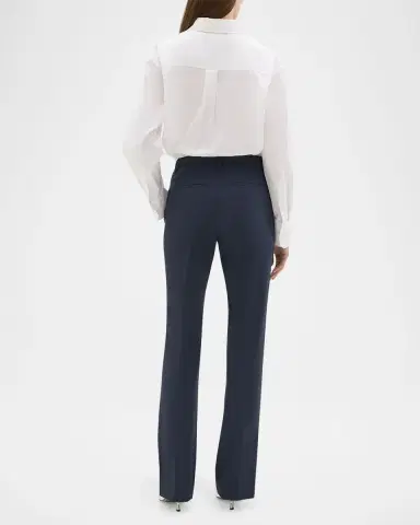 Theory Traceable Wool Slim Straight-Leg Trousers | Thumbnail 3 Theory Traceable Wool Slim Straight-Leg Trousers | Thumbnail 3